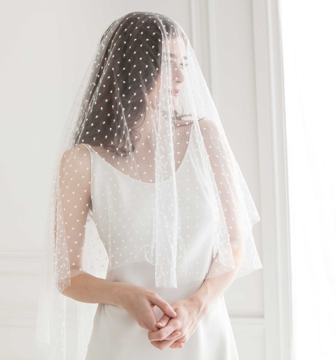 girl wearing a veil