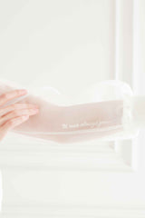 Organza unique bridal bomber jacket sleeve. Love hope faith. Sheer handmade in Canada. Wedding Jacket.