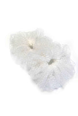 Micro Polka Dot Tulle Fluffy Scrunchie