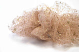 Rose Gold Glitter Fluffy Scrunchie