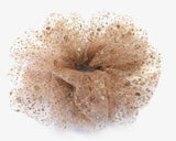 glitter dipped rose gold scrunchie hair accessory