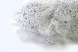 Silver Sparkle Fluffy Scrunchie