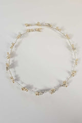 Silver pearl crystal hairvine product shot