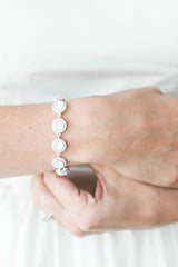 Something Blue Crystal Halo Bracelet - Sample Sale