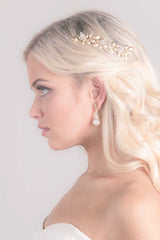 Tryst Leaf Bridal Hair Comb