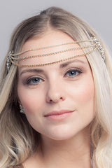 Emery Draped Chain Headpiece - Sample Sale