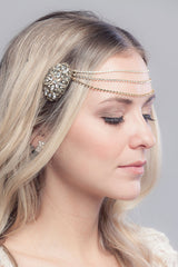 Emery Draped Chain Headpiece - Sample Sale