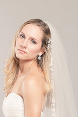 Square Drop Bridal Earrings - Sample Sale