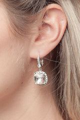 Cushion Cut Earrings - Sample Sale