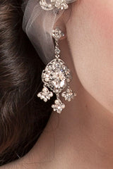 Filigree Statement Drop Earrings - Sample Sale