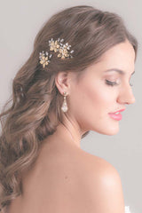 Firenze Gold Blossom Hairpins