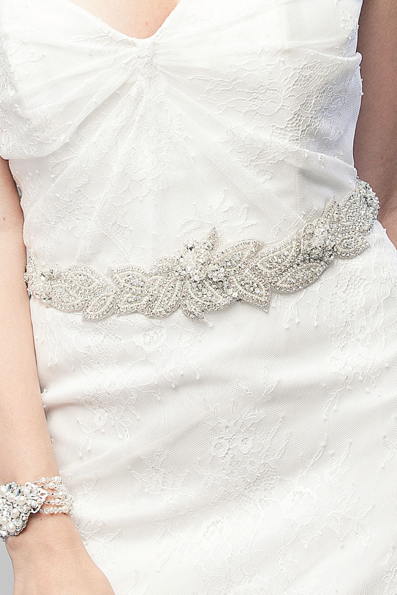 Crystal Belt for Wedding Gown | Eustacia Bridal Sash | Laura Jayne Laura Jayne Accessories Crystal Belt for Wedding Gown | Eustacia Bridal Sash | Laura Jayne Laura Jayne Accessories