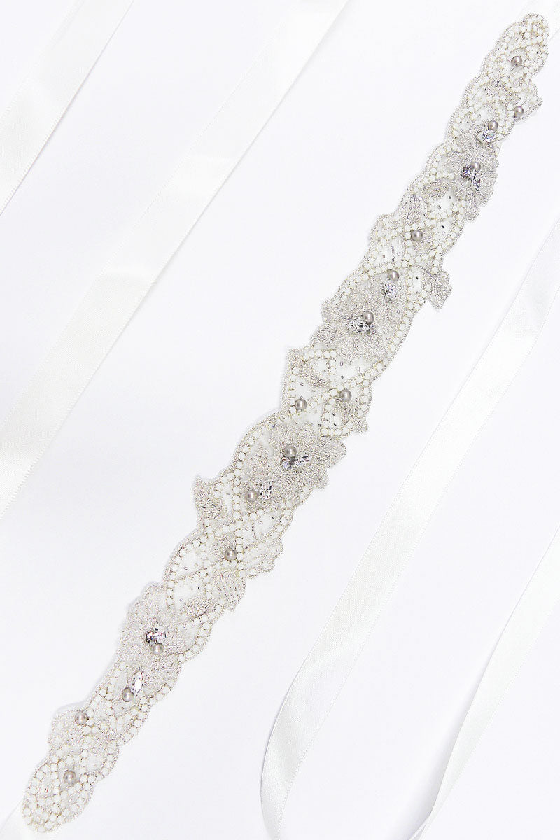 Trista Bridal Sash-Sample Sale