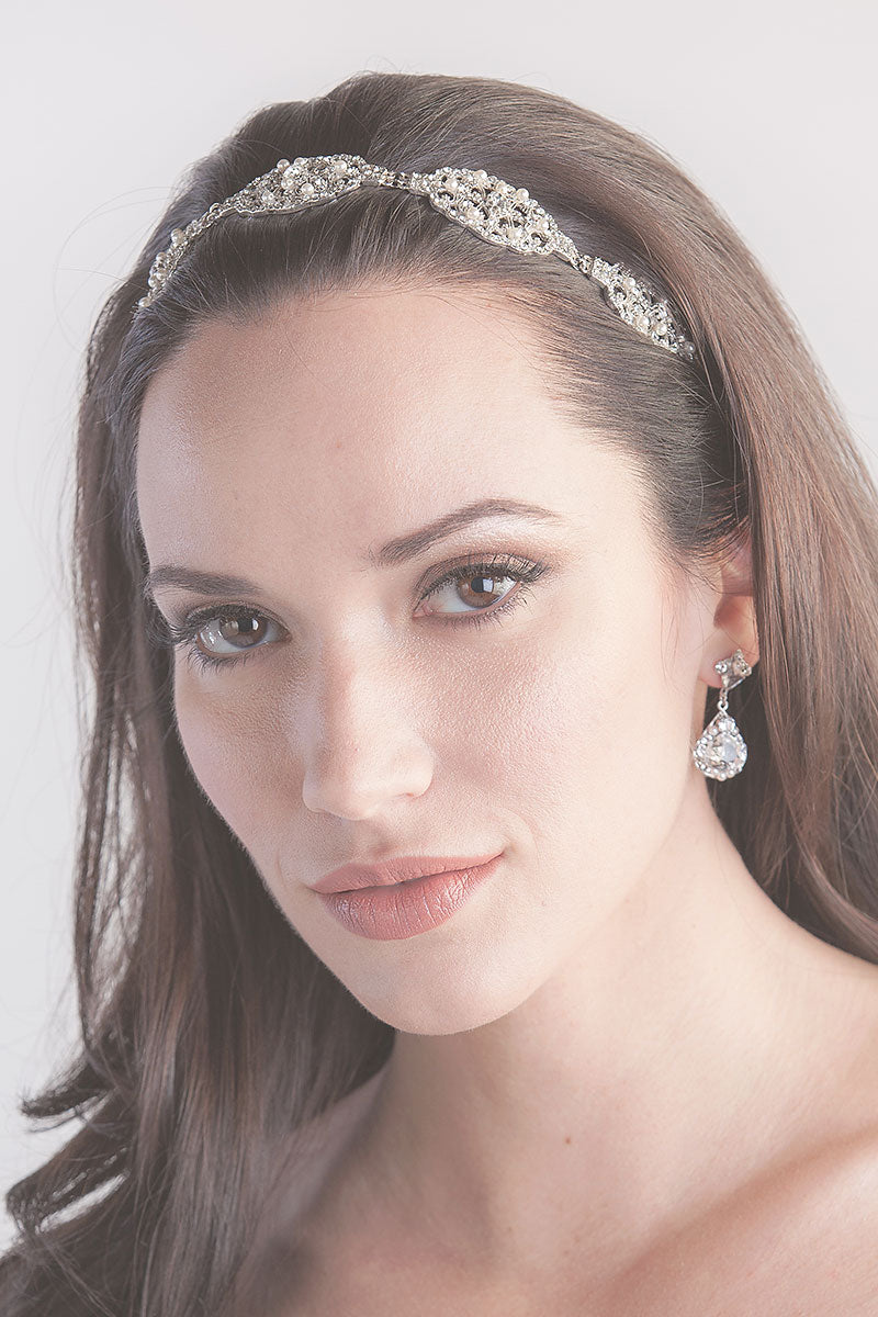 Dauphine Filigree Bridal Headpiece- Sample Sale