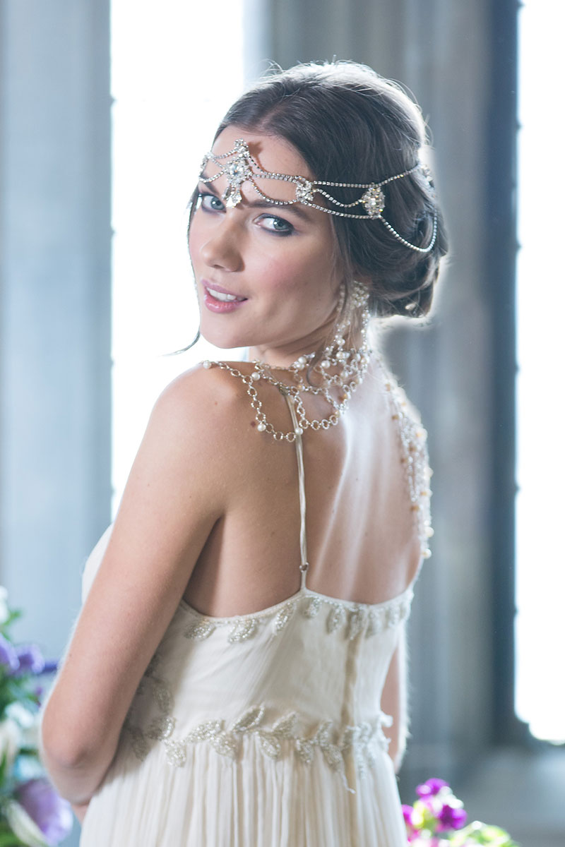 Lissa Bridal Halo Headpiece - Sample Sale
