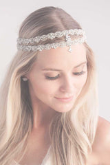 Elea Double Bridal Hair Ribbon - Sample Sale