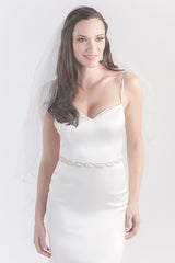 Corsica Two Tier Fingertip Veil- Sample Sale