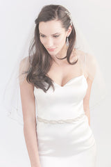 Corsica Two Tier Fingertip Veil- Sample Sale