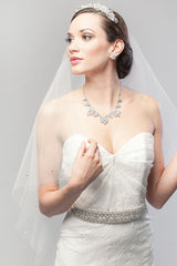 Lucille Fingertip Veil- Sample Sale