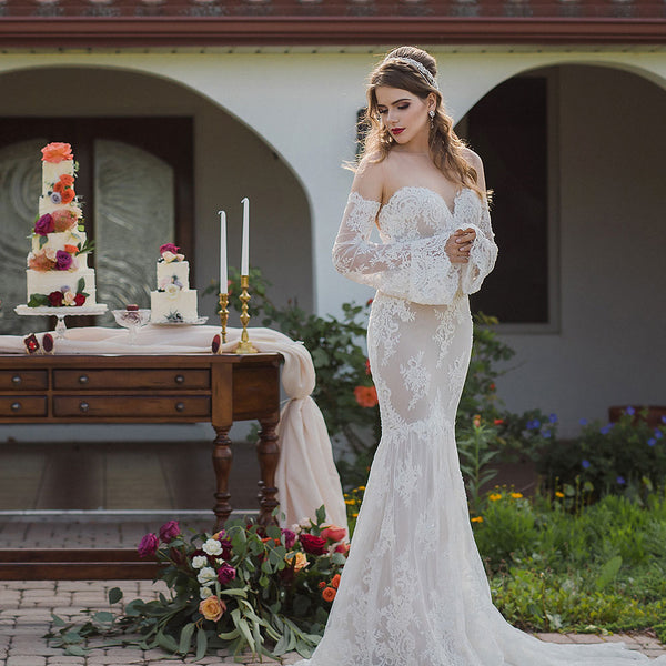 Spanish style wedding dress online