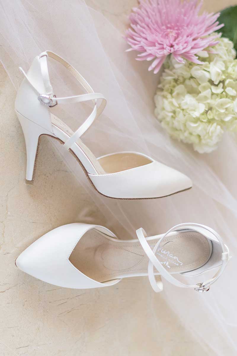 Angela Nuran Milonga handcrafted silk high heel wedding shoes