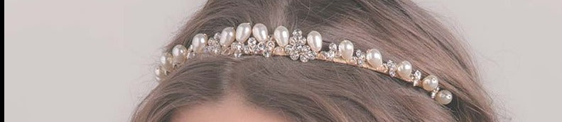 Margaretha Teardop Pearl Tiara