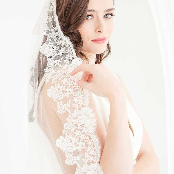 Mantilla Wedding Veil - Laura Jayne – Laura Jayne Accessories
