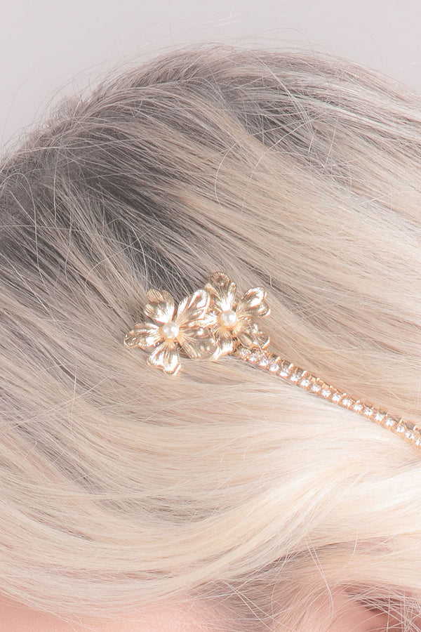 Blossom Chain Drape Headpiece - Sample Sale