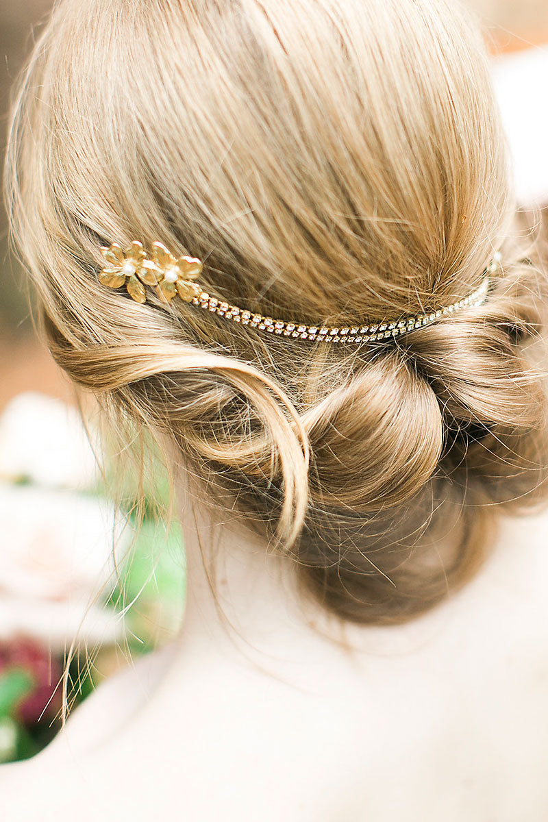Blossom Chain Drape Headpiece - Sample Sale