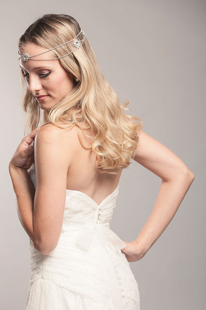 Lissa Bridal Halo Headpiece - Sample Sale