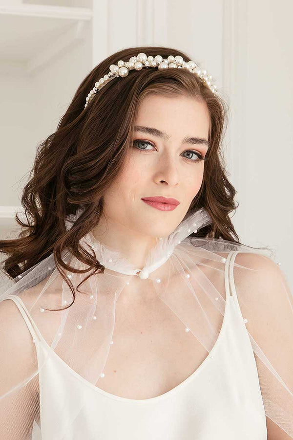 Bridal Headpiece Hair Chain, Head Chain, Pearl Headdress, Gypsy Head Piece,  Wedding Accessories, Lu'lu' -  Canada