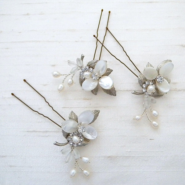 Tara blossom hairpins by Laura Jayne Accessories