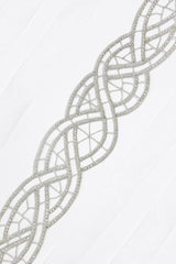 Detail image of Laura Jayne cutwork crystal bridal belt Moderne