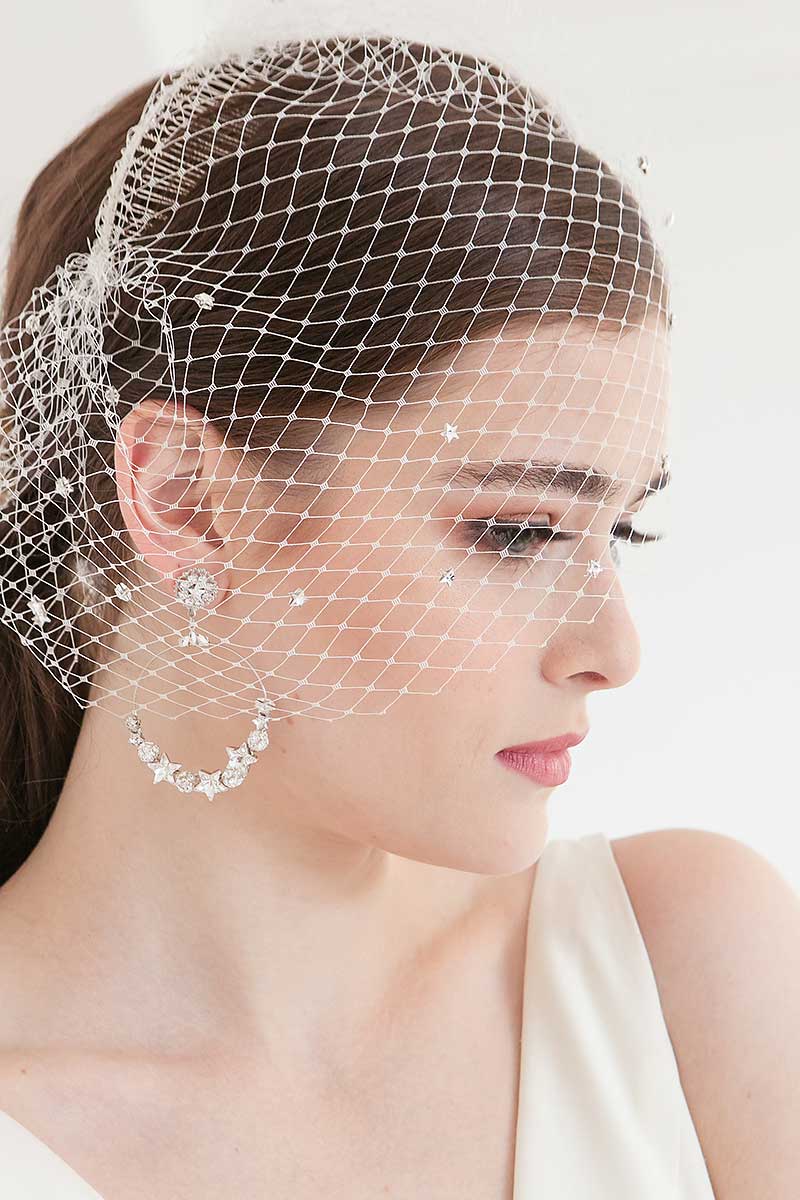 Celestial Star Hoop Earrings E0075