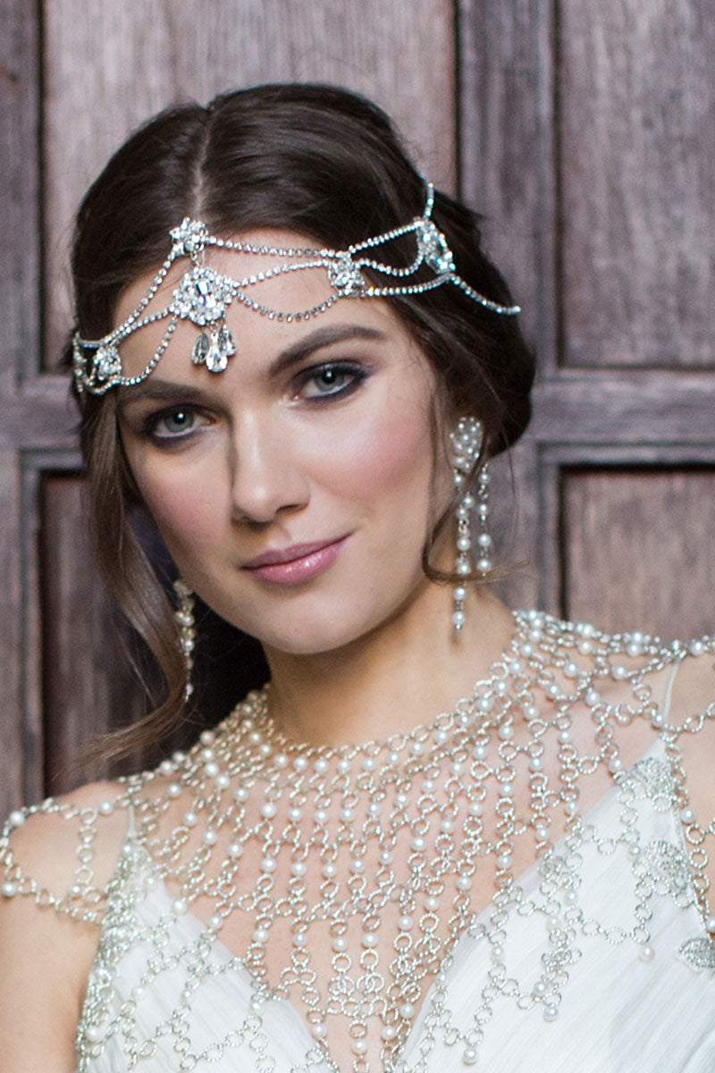 Lissa Bridal Halo Headpiece - Sample Sale