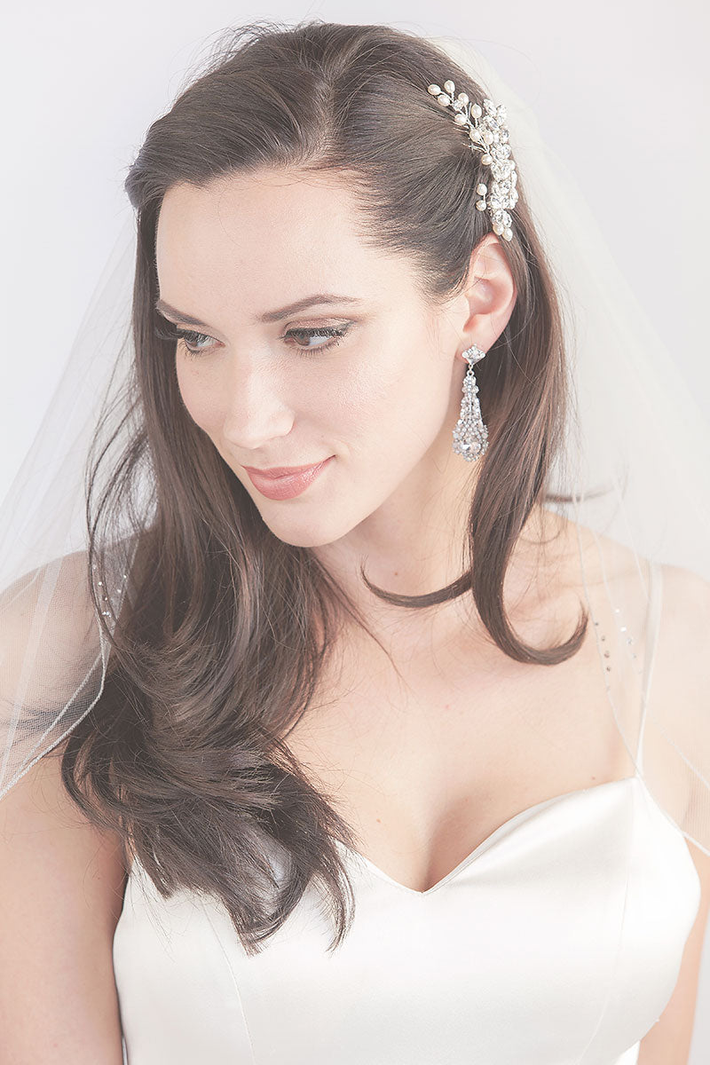 Corsica Two Tier Fingertip Veil- Sample Sale